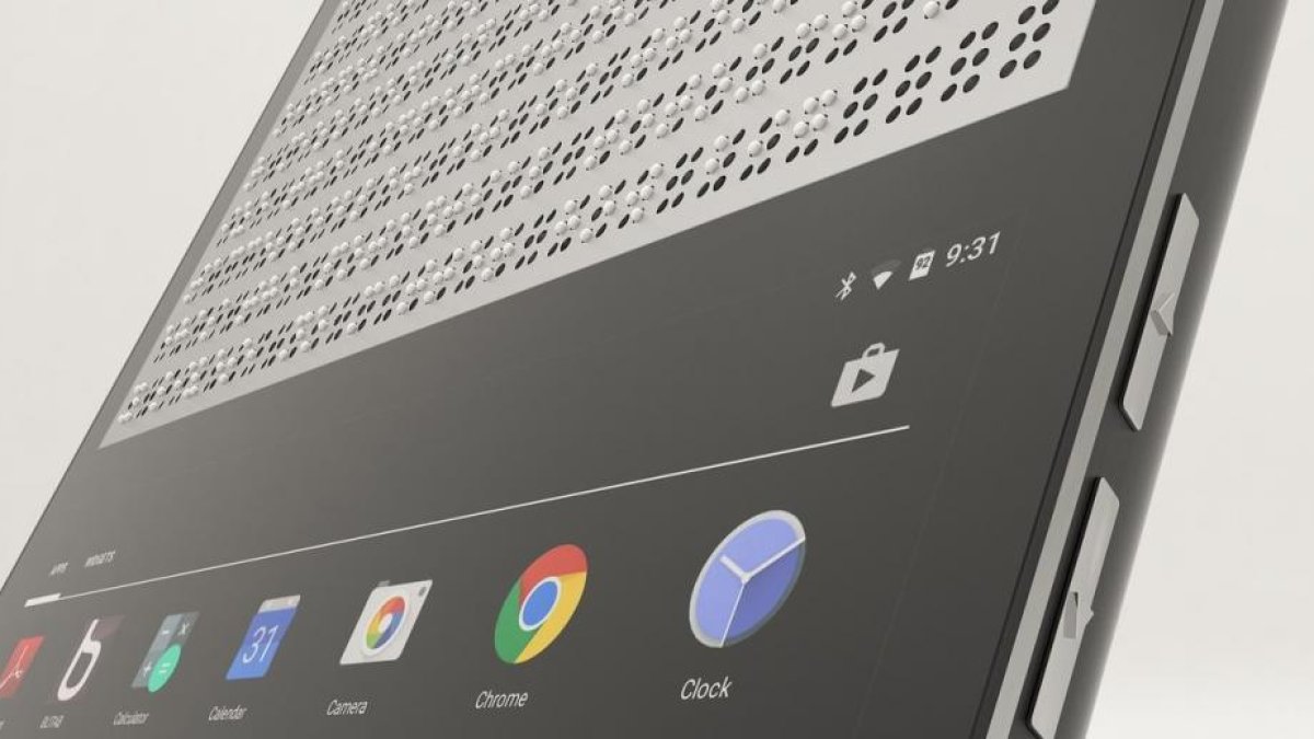 Blitab, la primera tableta creada específicamente para invidentes.