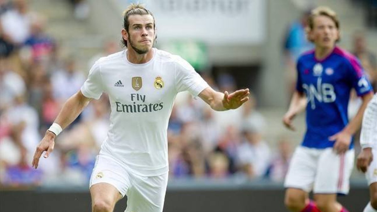 Bale, durante el partido contra el Valerenga en el estadio Ulleval de Oslo.