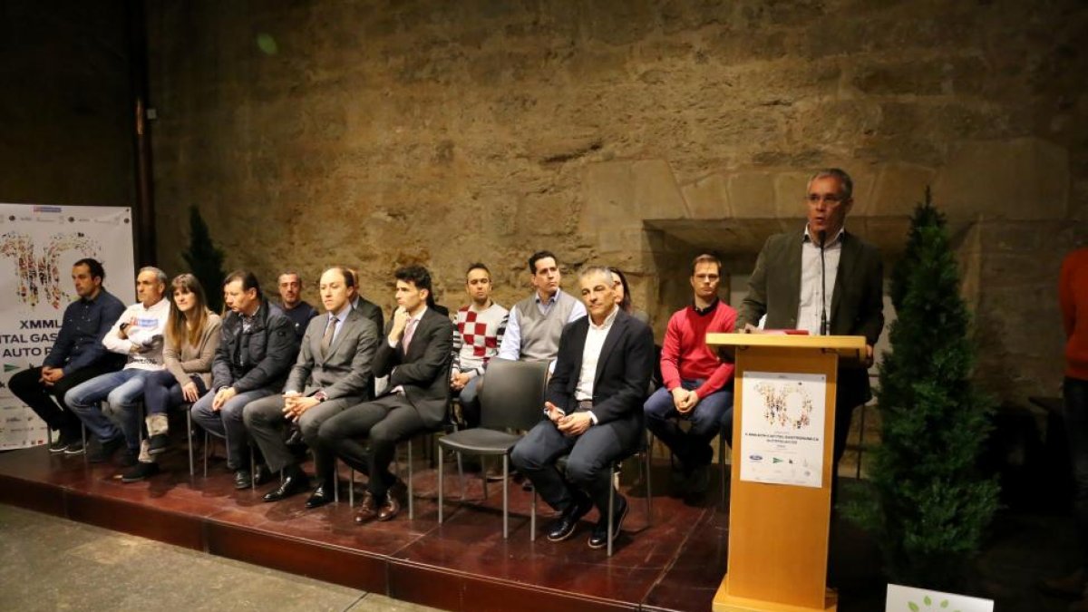 El concejal de Deportes, José María López Benito, durante la presentación de la prueba.
