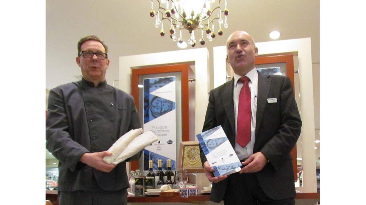 Chef y maître de El Corte Inglés, Oswaldo López y Gregorio Casares.