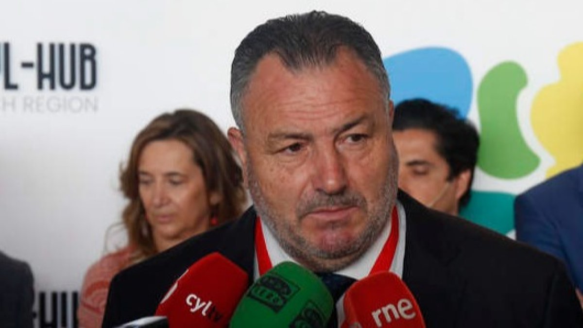 El presidente de la Diputación, Eduardo Morán, en una imagen de archivo. DL