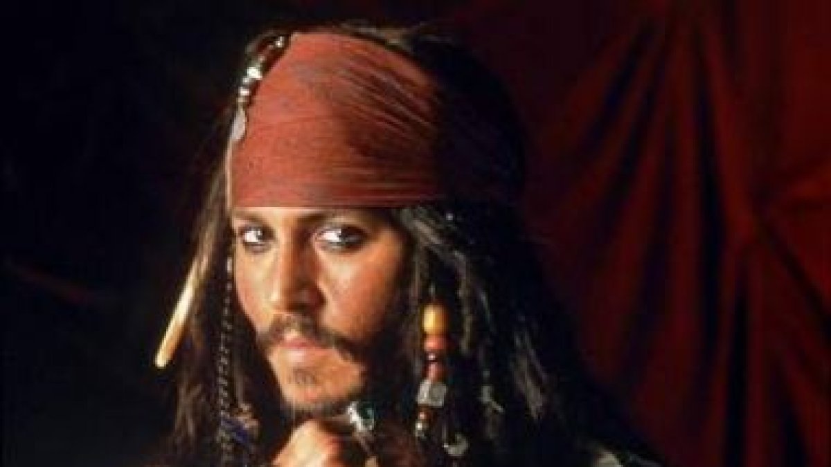 El actor norteamericano Johnny Depp protagoniza «Piratas del Caribe».