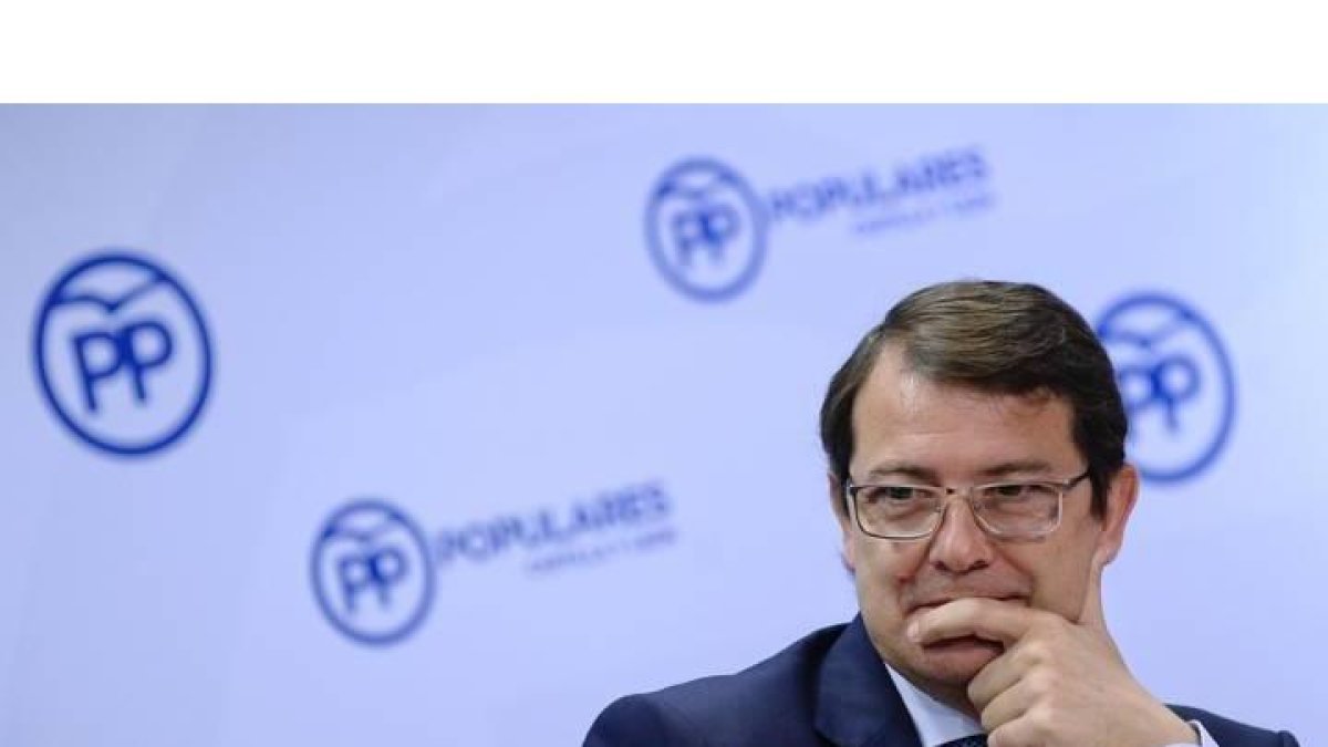 Alfonso Fernández Mañueco, líder del PP en Castilla y León