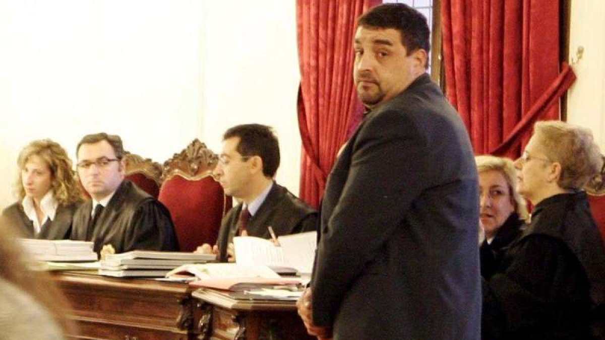 Ricardo Sánchez, durante una de las sesiones del juicio en la Audiencia.