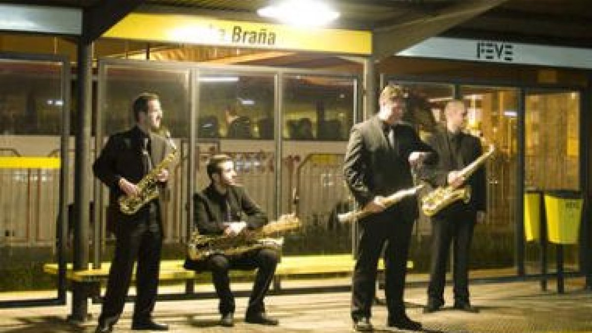 Saxtime se formó como cuarteto hace siete años en Oviedo.