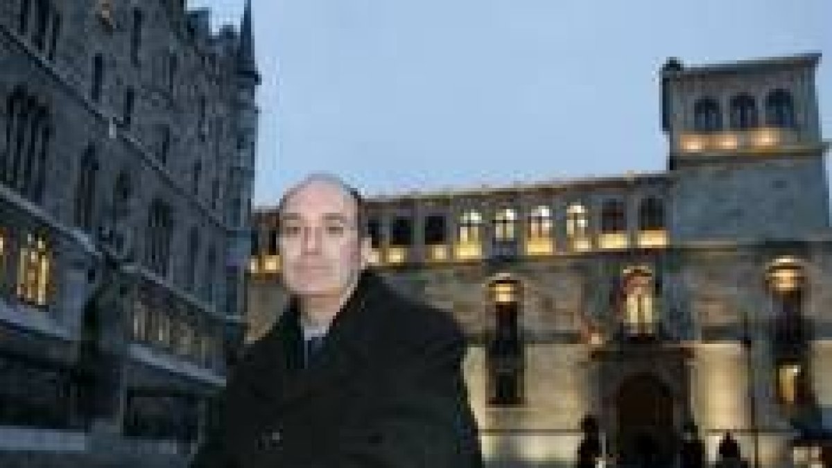 Cirus Andreu, en Botines, durante la visita del año pasado