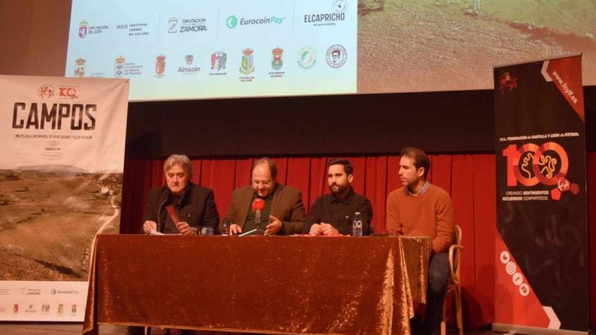 Momento de la presentación del documental ‘Campos’. DL