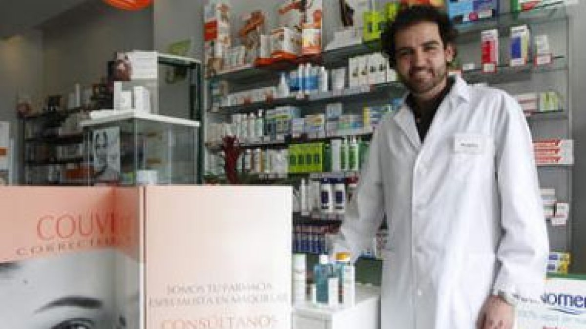 Rubén García de la Peña, vocal de Dermofarmacia del Colegio Oficial de Farmacéuticos de León.