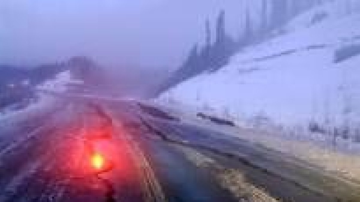 Imagen de una de las carreteras de Alaska