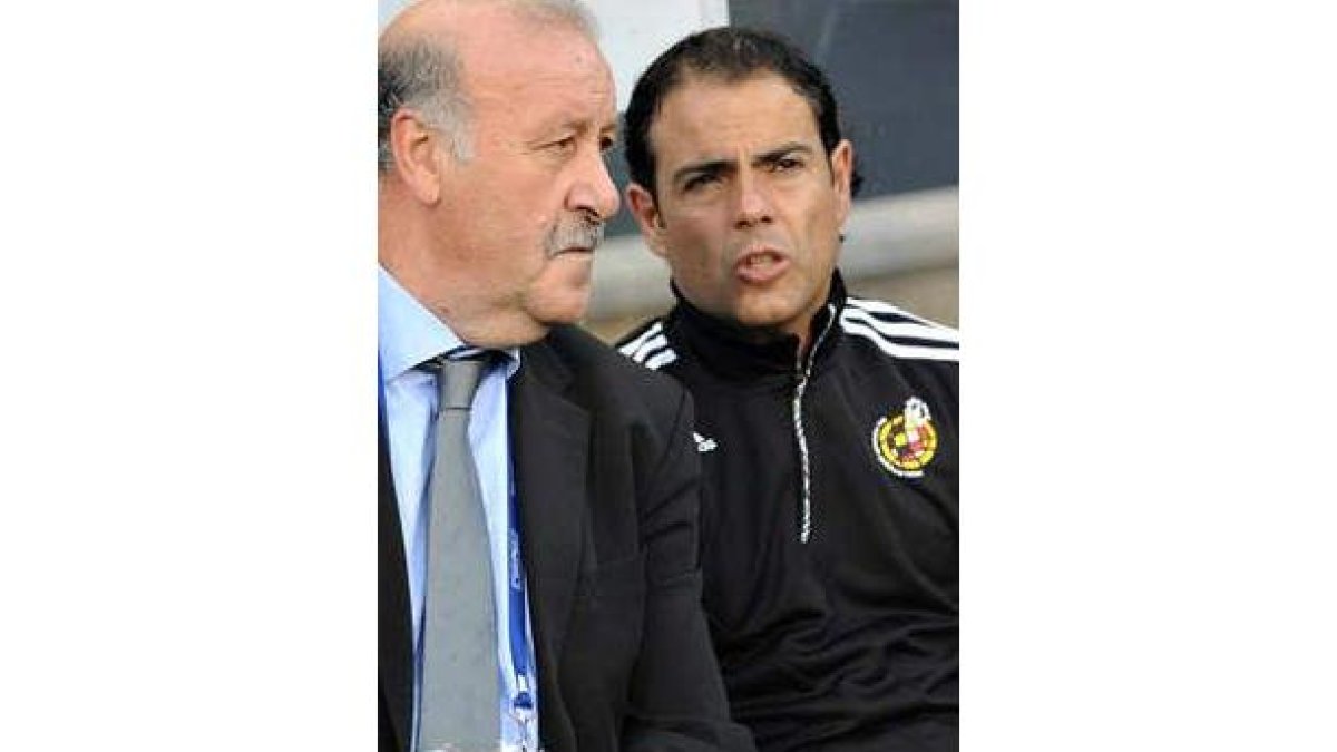Miñano y Del Bosque, un binomio campeón del mundo.