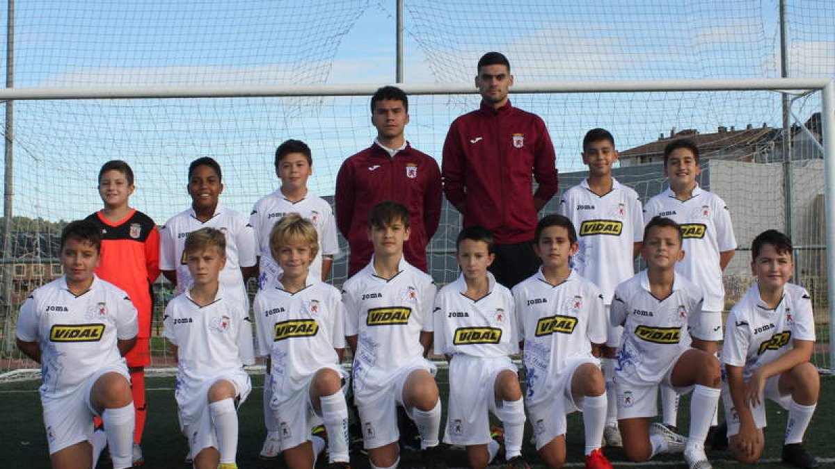 Equipo del CDF Peña C que milita en la 3.ª Provincial Alevín. DL