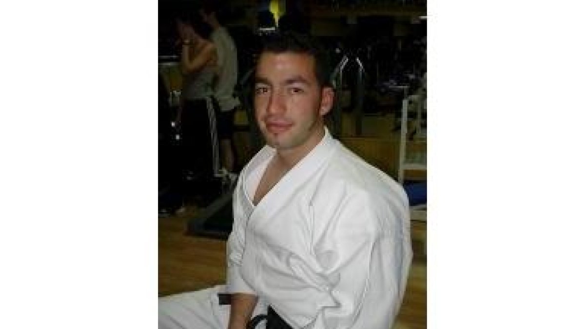 En la imagen el karateka Javier Rodríguez Boto