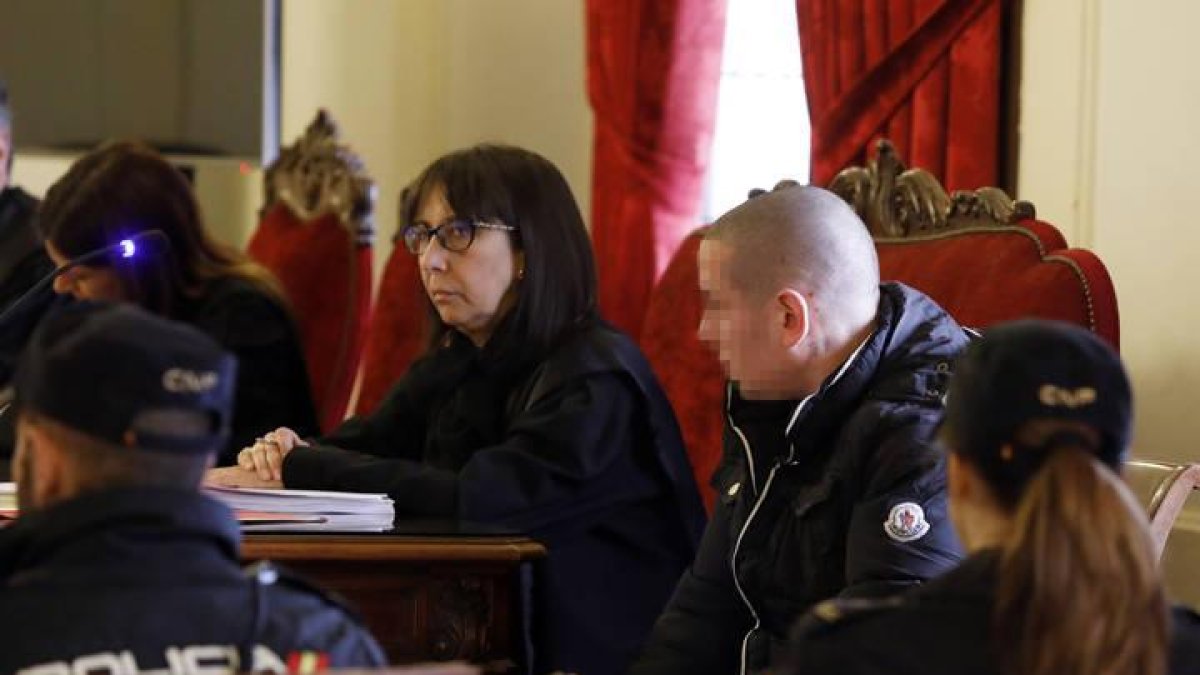 Un momento del juicio por el crimen de Mariano Andrés