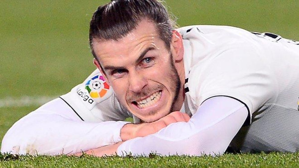 Gareth Bale, en un partido con el Madrid.