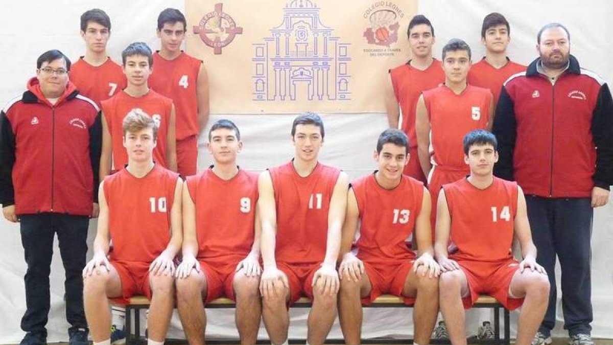 Formación del equipo cadete que disputará la final de la Copa.