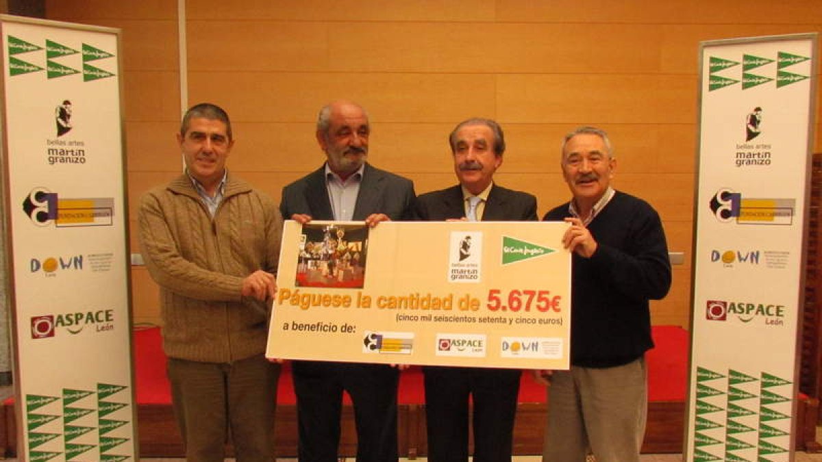 Jesús Sánchez, Santos Llamas, Manuel Orellana y Juan José García Marcos.