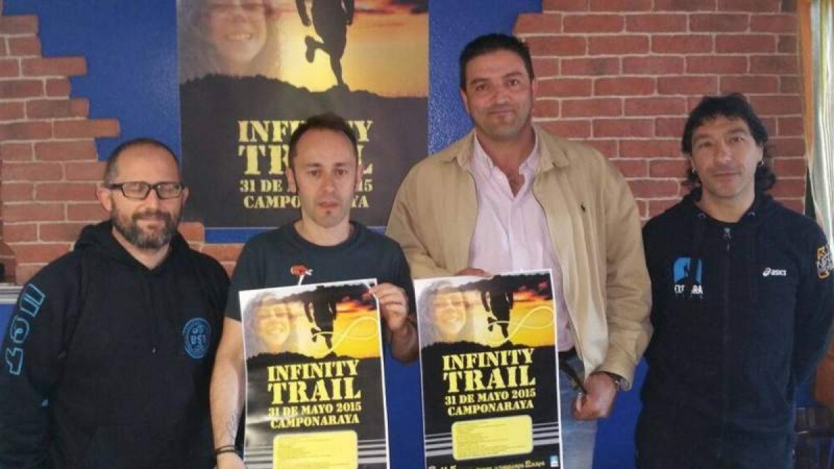 Momento de la presentación de la prueba atlética.