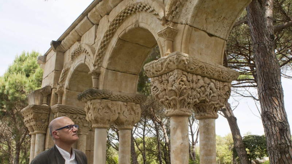 El profesor de la Universidad de Gerona, Gerardo Boto, en Palamós.