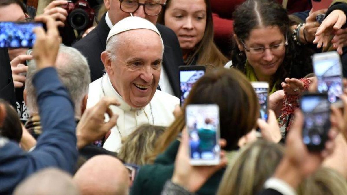 El papa Francisco este miércoles en el Vaticano.