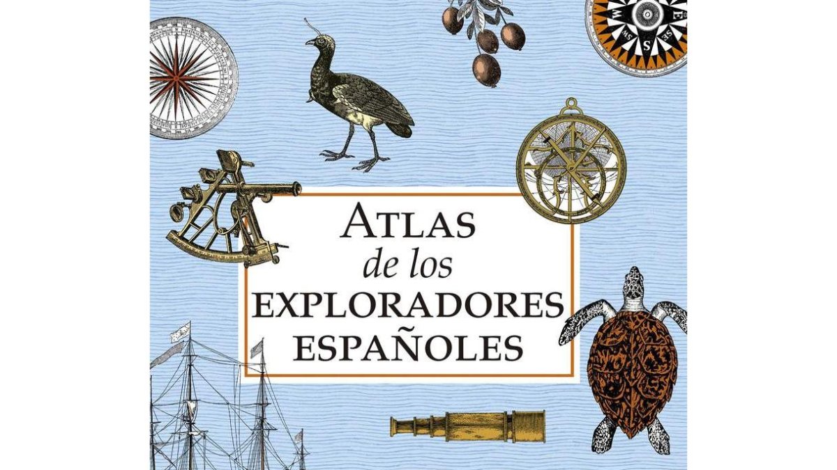 portada del libro ‘atlas de los exploradores españoles’ (sociedad geográfica española)