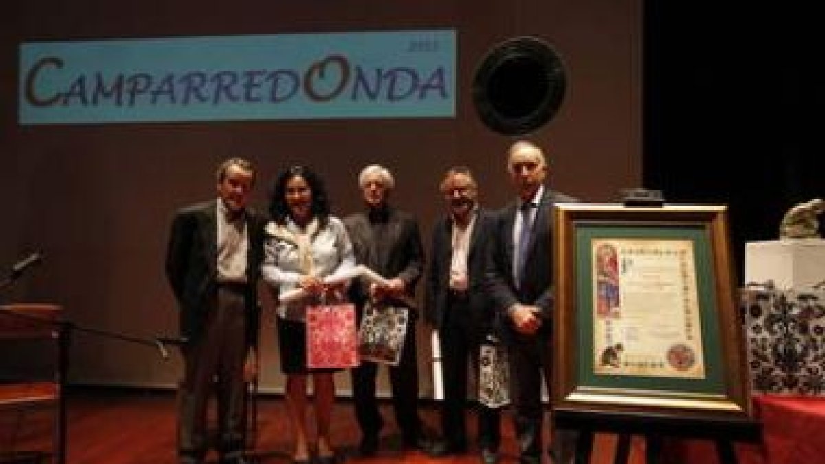 Nicolás Miñambres, Ana Prieto Sarro, Luis Gómez Domingo, José Enrique Martínez y Gregorio Fernández