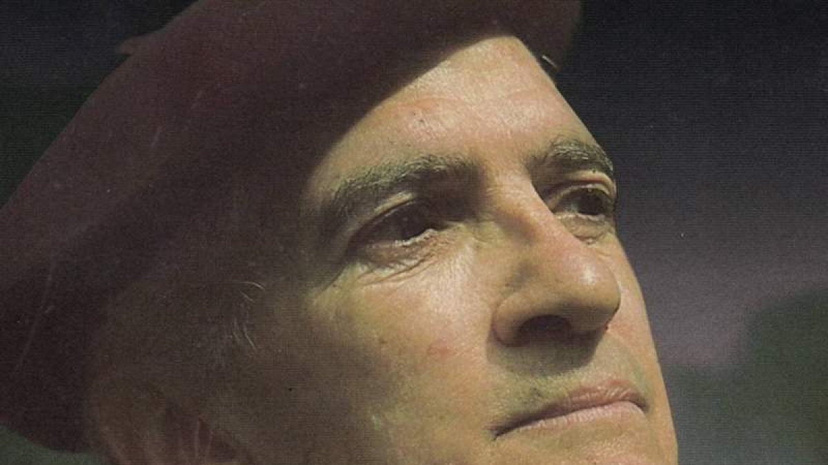 Retrato del poeta Blas de Otero (Bilbao, 1916- Madrid, 1979)