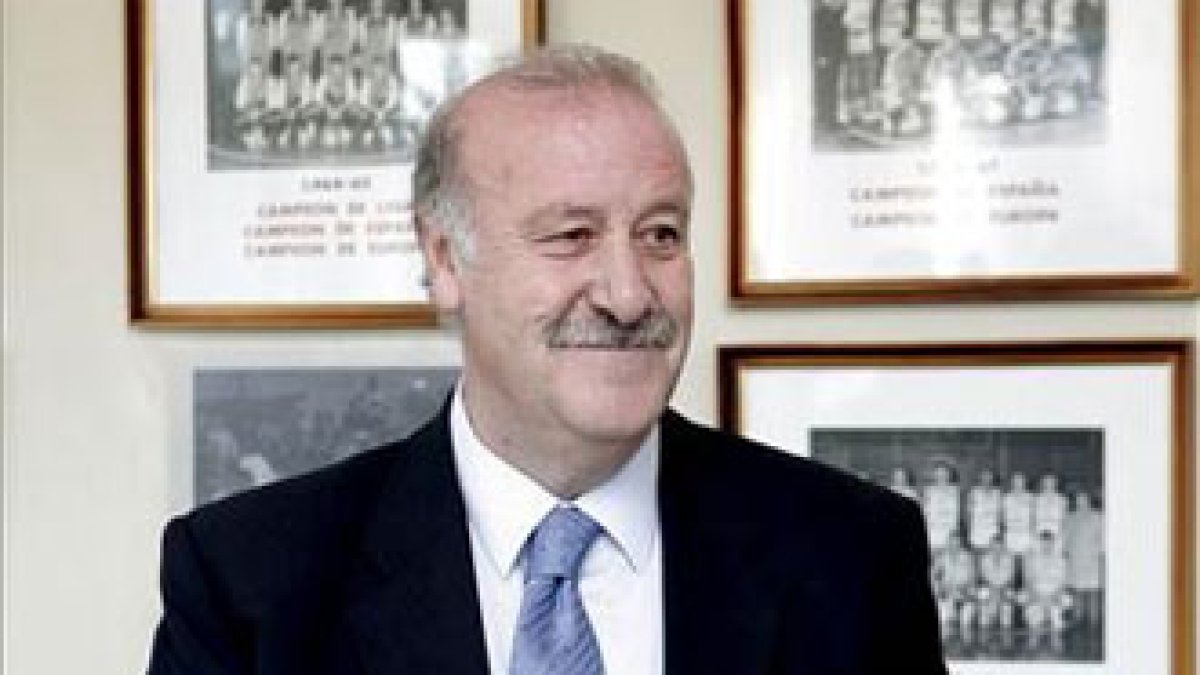 Vicente del Bosque, seleccionador nacional de fútbol.
