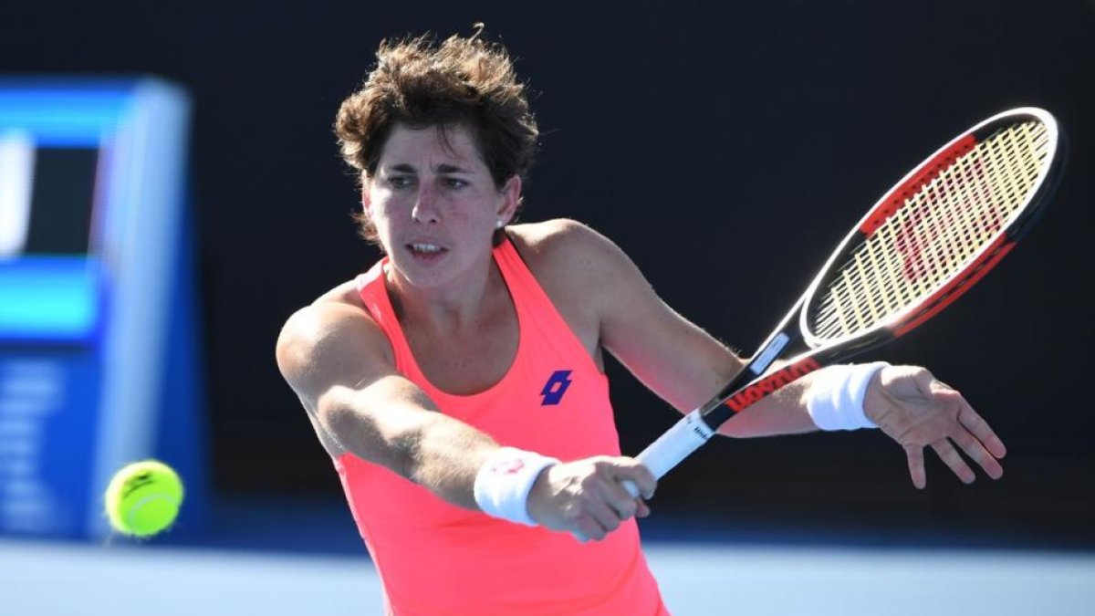 Carla Suárez, en su derrota.