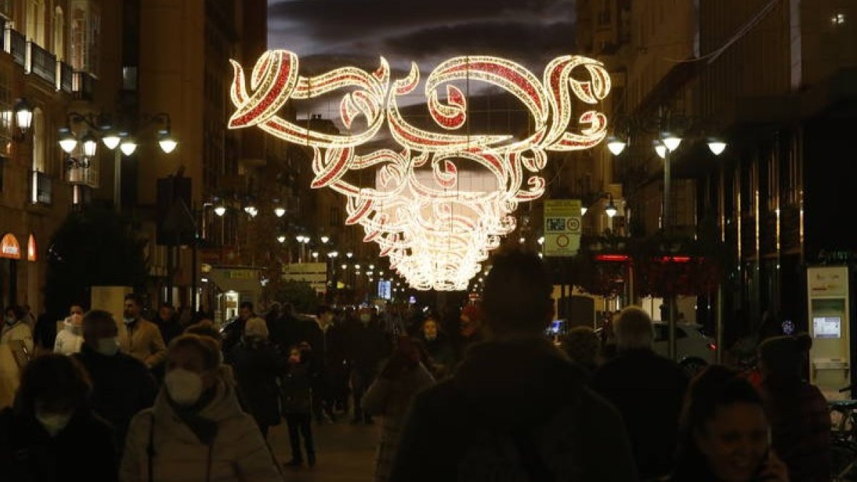Alumbrado navideño en 2021. DL