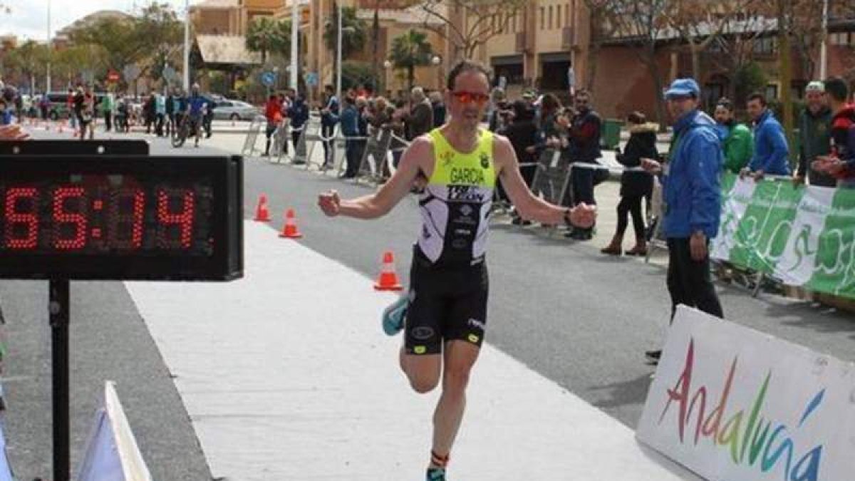 Guille García acabó en la quinta posición en Punta Umbría. DL