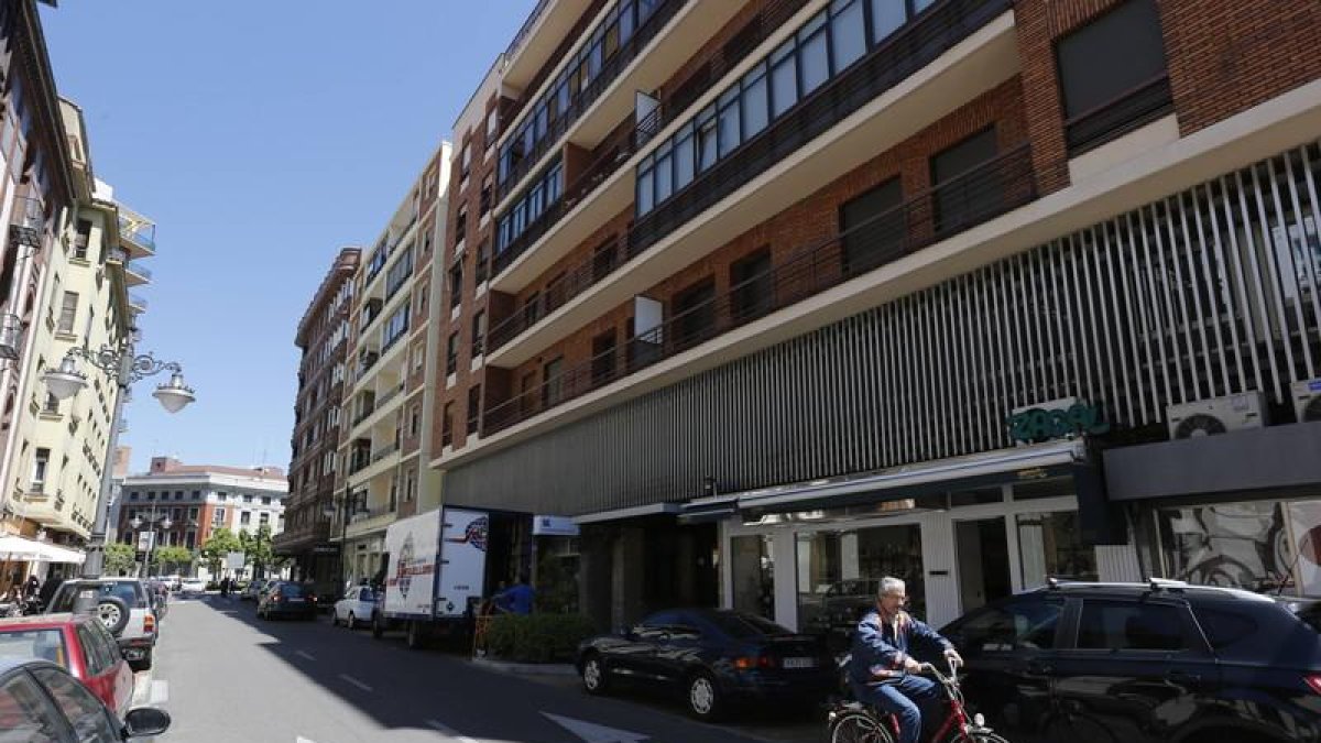La calle Alcázar de Toledo, en León, que conserva el nombre del franquismo.