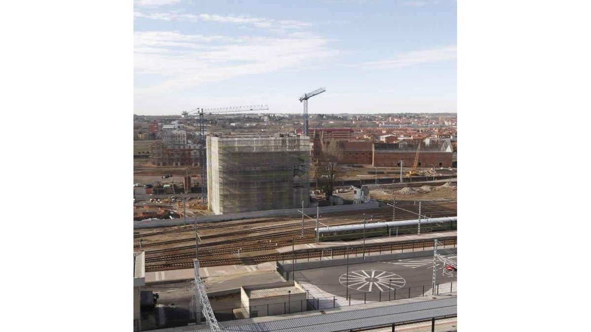 Imagen del nuevo centro del AVE, esta semana.
