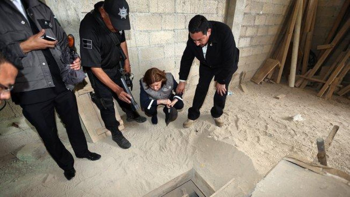 Este es el primer túnel que se construyó para que el El Chapo lograse fugar del penal El Altiplano.