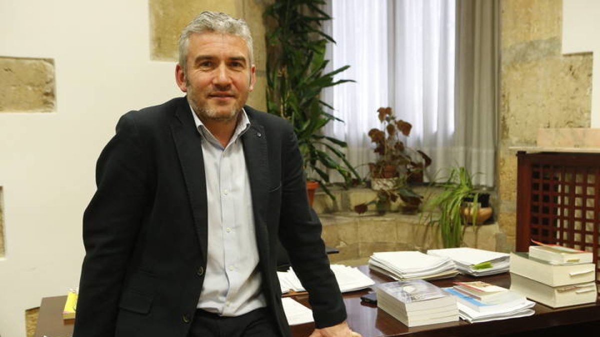 Alider Presa, en una entrevista concedida a Diario de León en 2018. RAMIRO