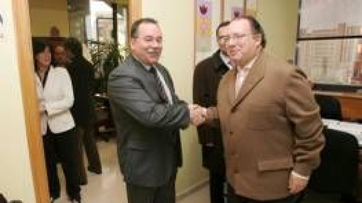 Saavedra y Fernández en una foto de archivo al comienzo del mandato del presidente del Consejo