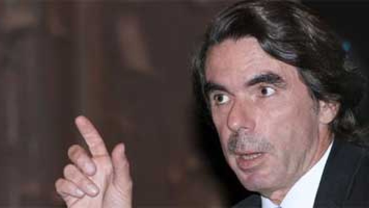 El ex presidente del Gobierno José María Aznar.