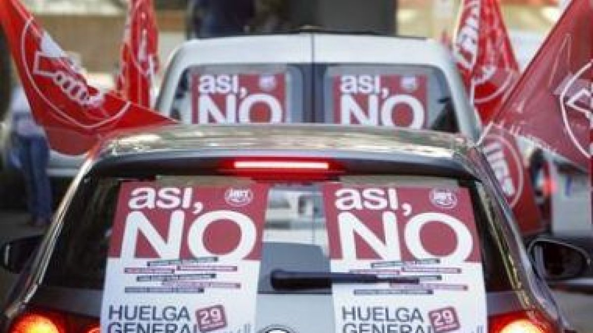 La reforma laboral provocó una huelga general en España que tuvo lugar en septiembre.