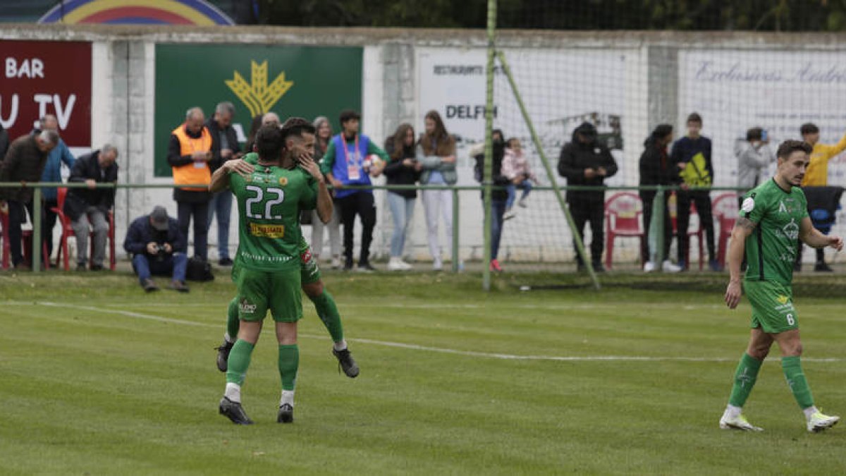 El Atlético Astorga espera rival en Copa tras eliminar al Andorra el pasado miércoles. FERNANDO OTERO
