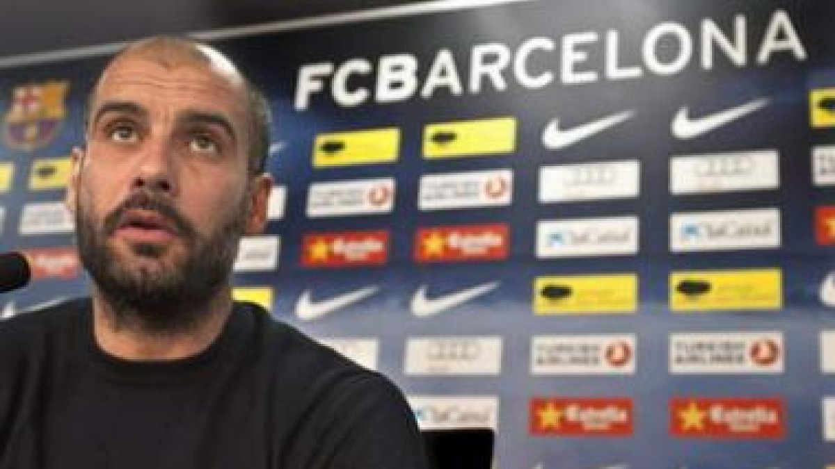 Guardiola habló sobre el partido contra el Mallorca.
