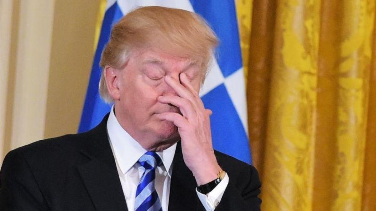 Trump, en un acto en la Casa Blanca, el 24 de marzo.