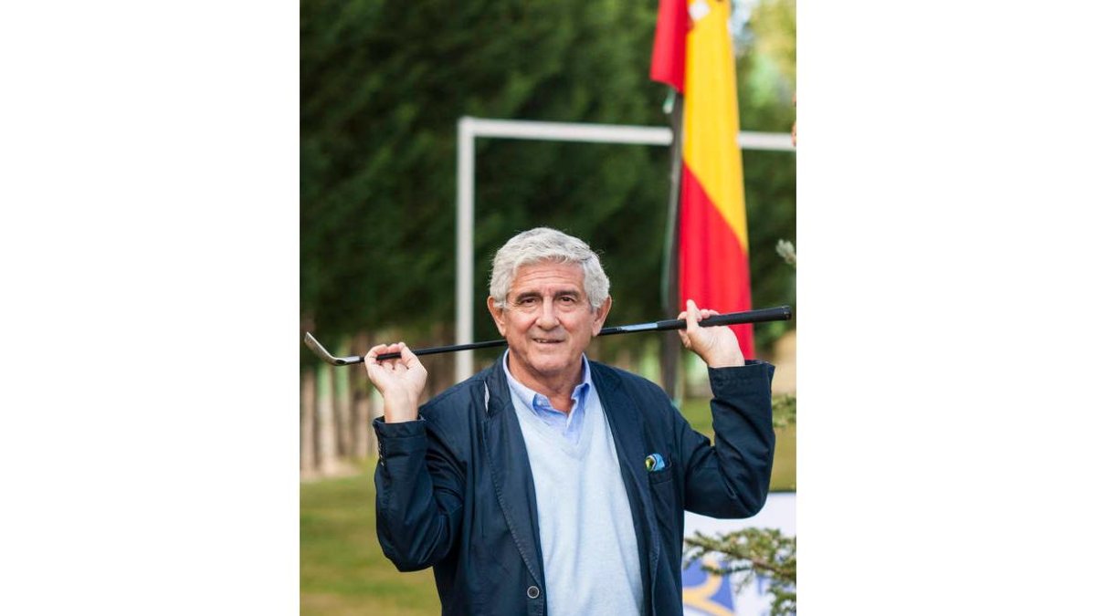Gonzaga Escauriaza, en el León Club de Golf. F. OTERO PERANDONES
