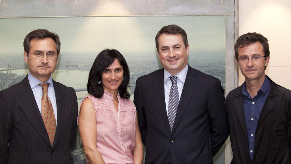 Javier Garilleti, Luisa Alemany, Antoni Ballabriga y Alfred Vernis.