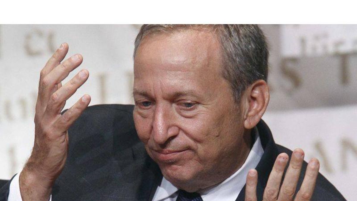 El exsecretario del Tesoro Larry Summers, durante una conferencia, el pasado octubre en Nueva York.