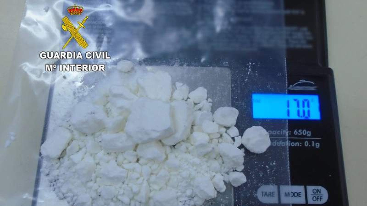 Parte de la droga decomisada en la prisión.