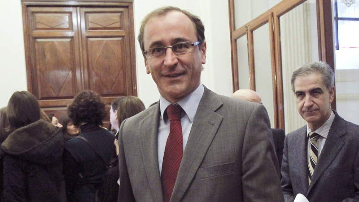 El portavoz del Grupo Popular, Alfonso Alonso.