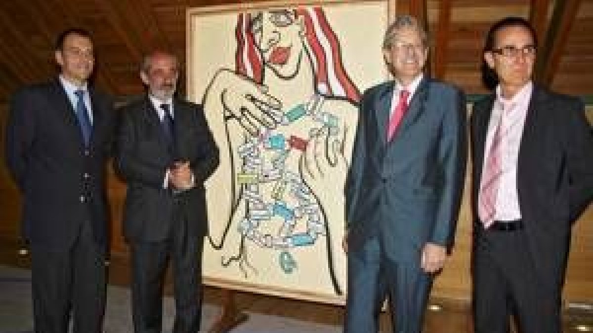 Santos Llamas y Antonio María Claret García clausuraron ayer la asamblea de Montes de Piedad