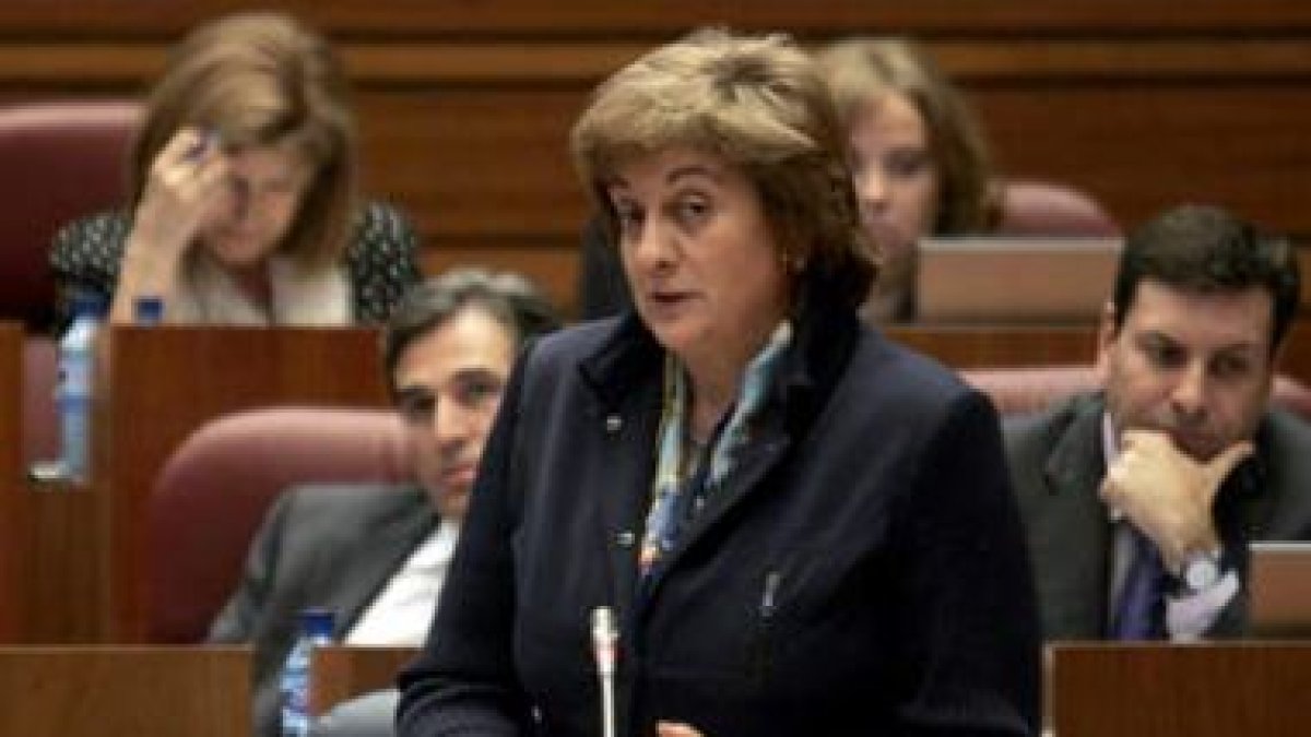 La vicepresidenta primera de la Junta, María Jesús Ruiz.