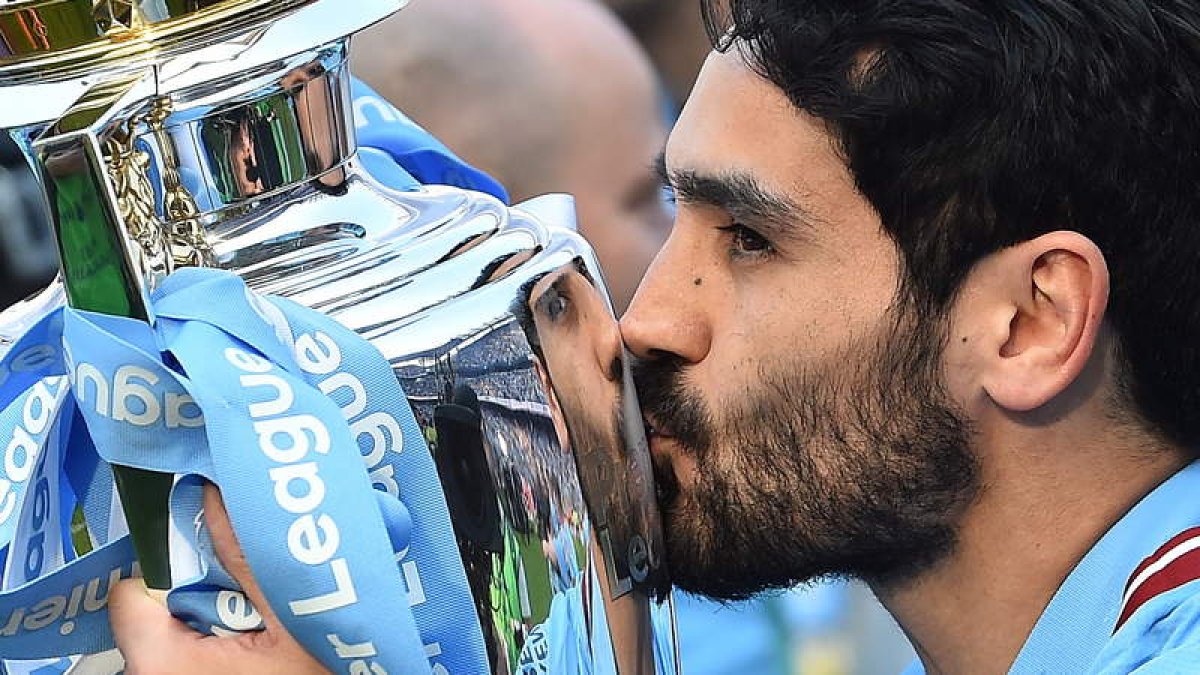 Ilkay Gündogan termina contrato con el Manchester City el 30 de junio y firmará con el Barcelona. PETER POWELL