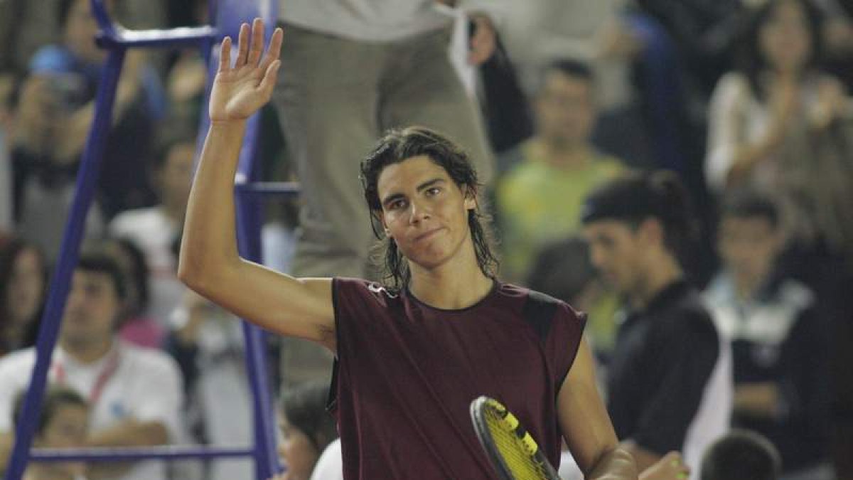 Nadal ya jugó en León en el 2004 aunque en aquella ocasión fue en un torneo de exhibición.