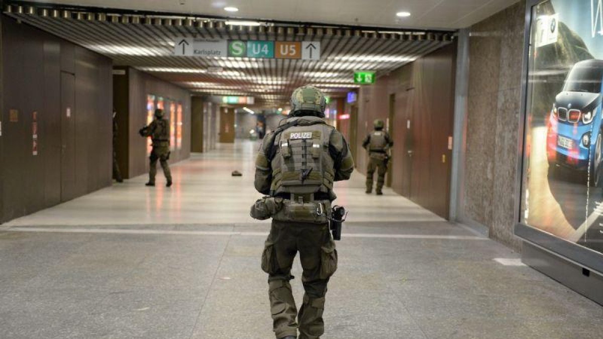Policías de las fuerzas especiales en Múnich en el 2016.
